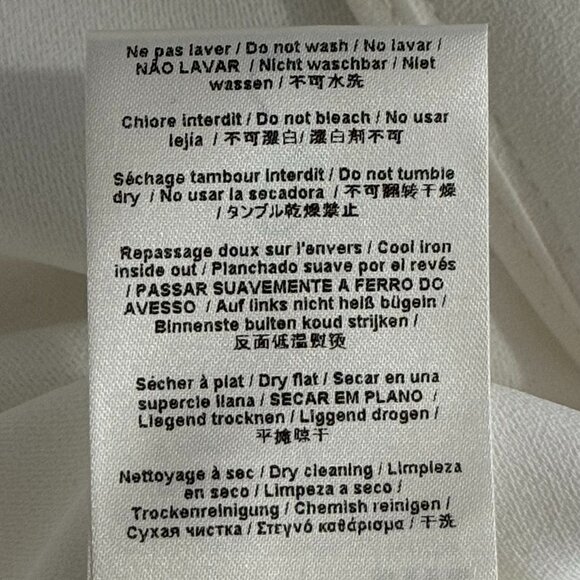 Paul & Joe Paris Chic White Tailored Dress Pants, Size US 10 - Picture 7 of 9